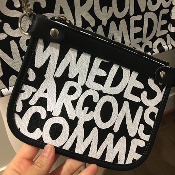 Comme des garcons logo print tote bag - Picture 2 of 3